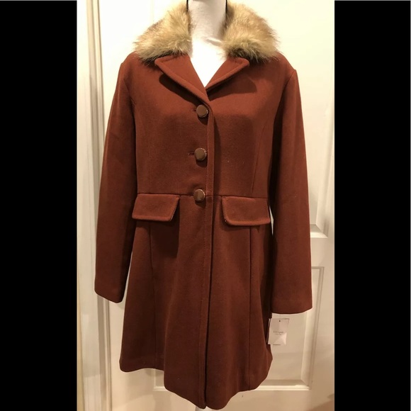 Kate spade wool blend coat teakwood XS, L - Picture 13 of 15